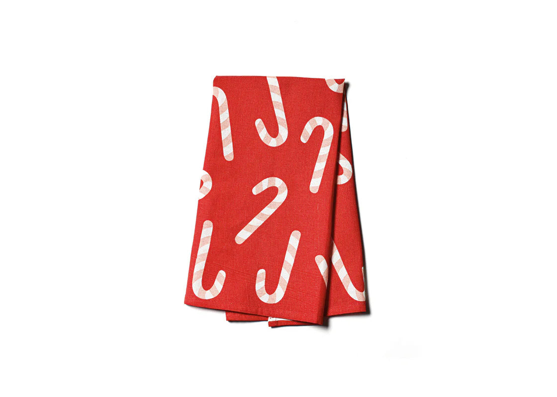 Coton Colors Red Candy Cane Large Hand Towel