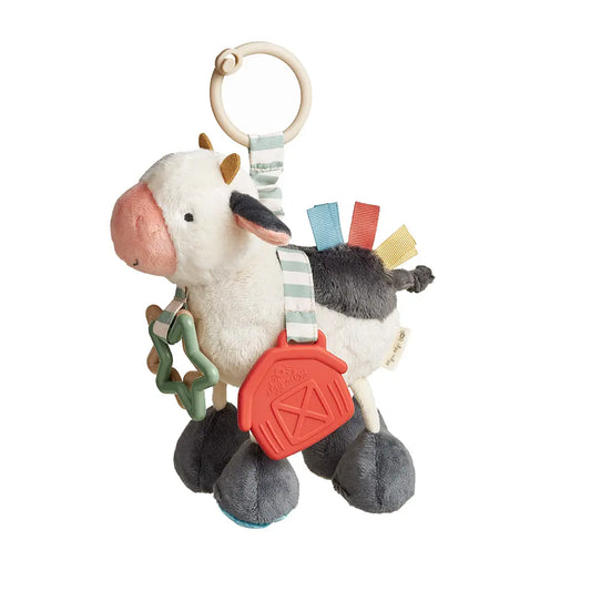 Itzy Ritzy Cow Itzy Friends Link & Love™ Activity Plush