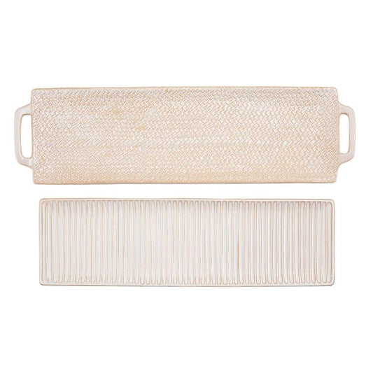 Long Nested Stoneware Tray - 40700559