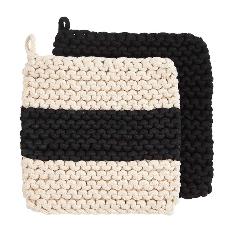 One Stripe Crochet Potholder Set - 41170029N