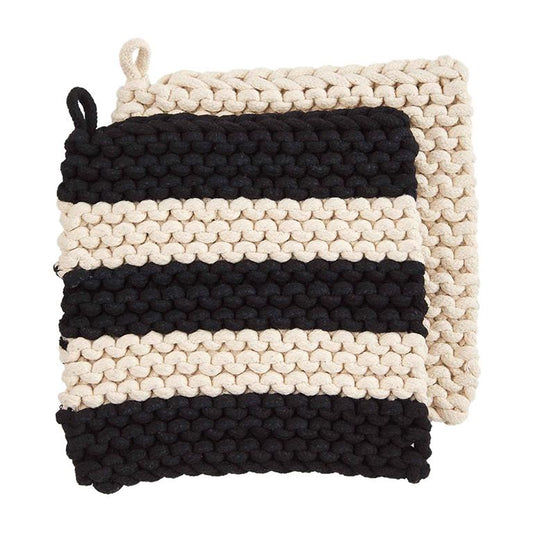 Stripes Crochet Potholder Set - 41170029S