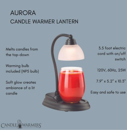 Black Aurora Lamp Warmer