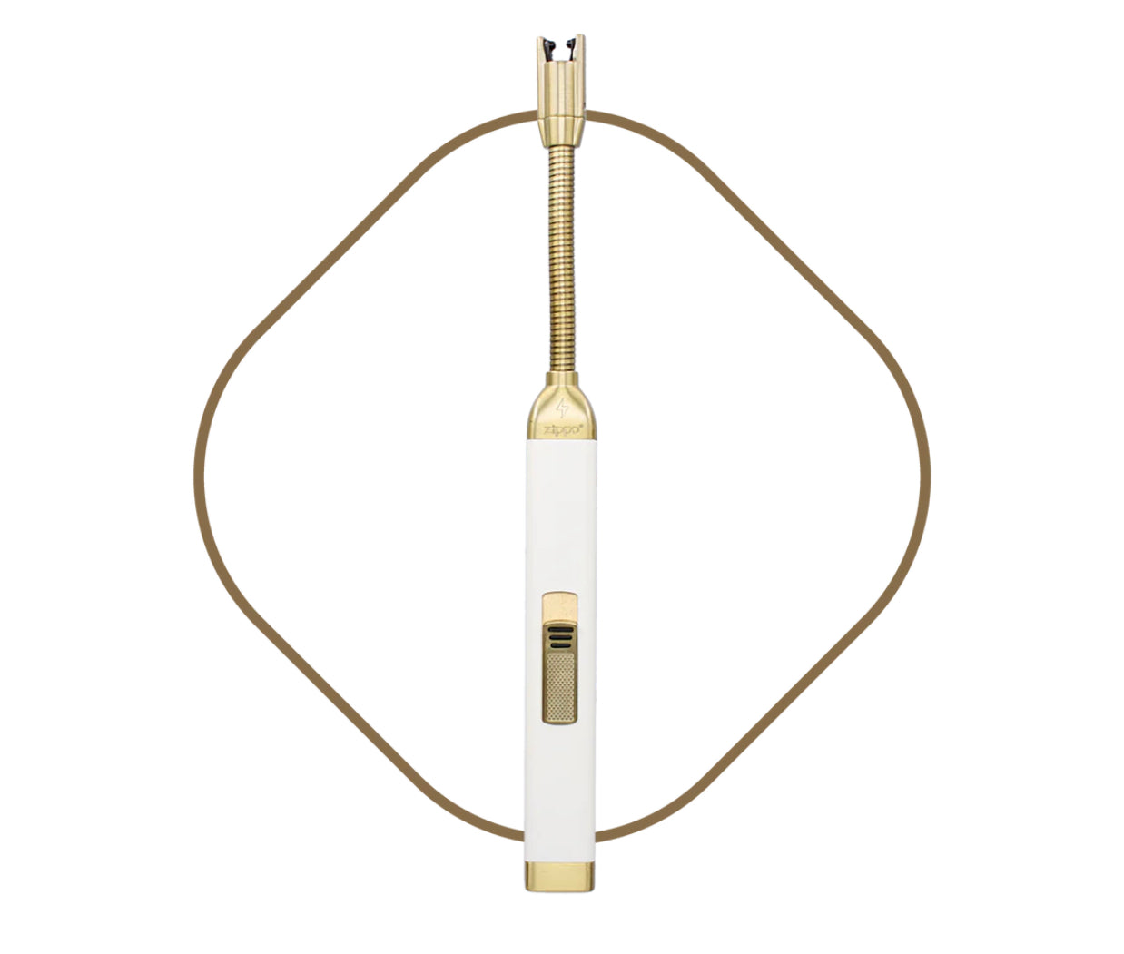 Cream & Gold Rechargeable USB Candle Lighter