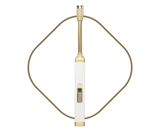 Cream & Gold Rechargeable USB Candle Lighter