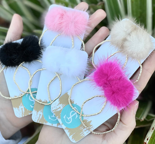 Puff Top Hoops
