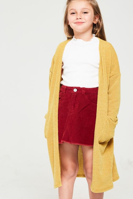 Open Front Popcorn Knit Cardigan